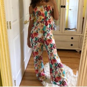 floral jumpsuit